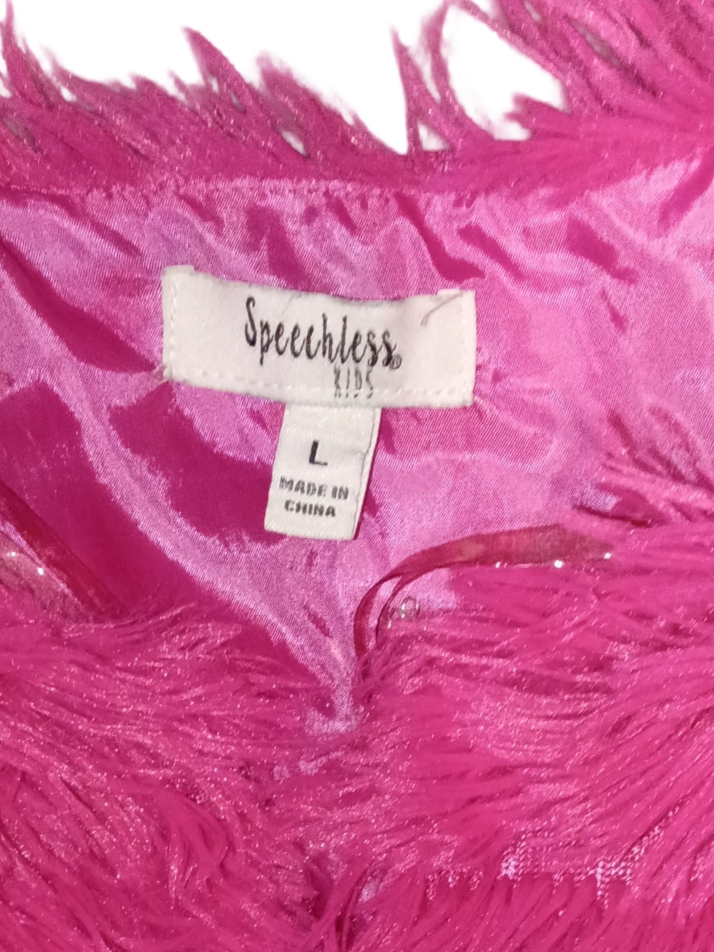 Speechless Hot Pink Feathered Jacket